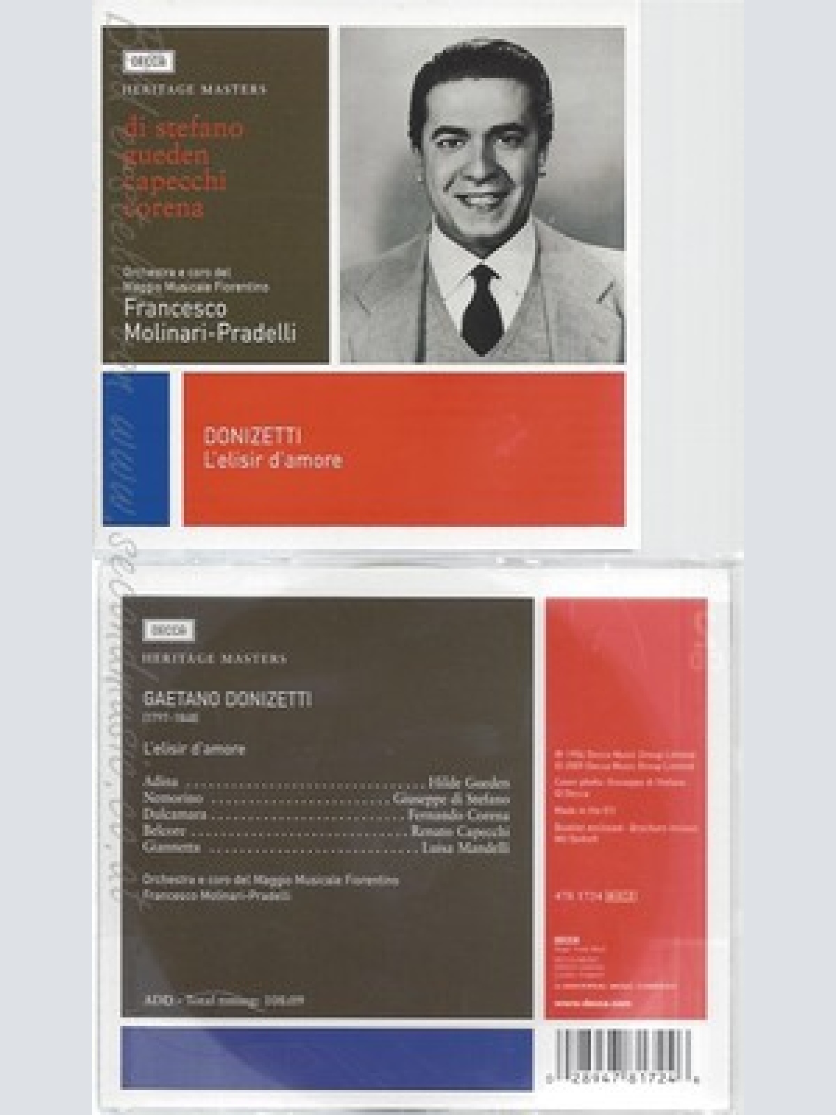 CD--G. DONIZETTI -- -- L ELISIR DAEAMORE