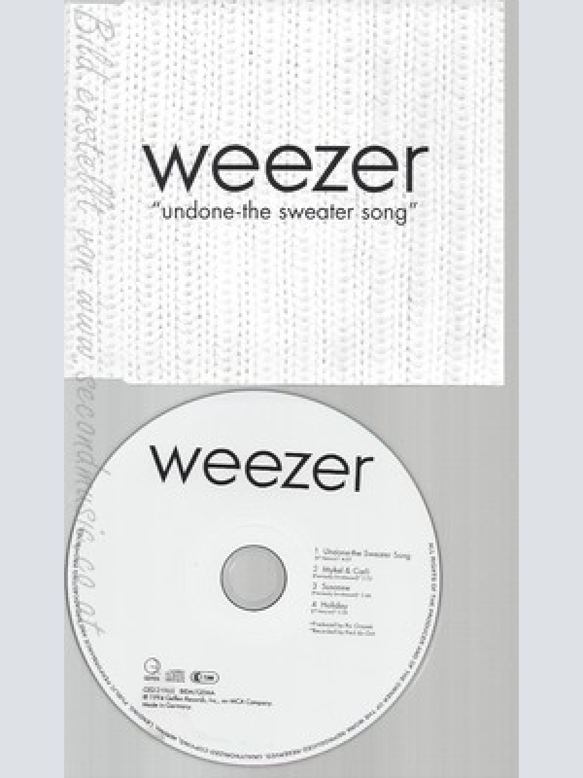 CD--WEEZER -- ----THE SWEATER SONG