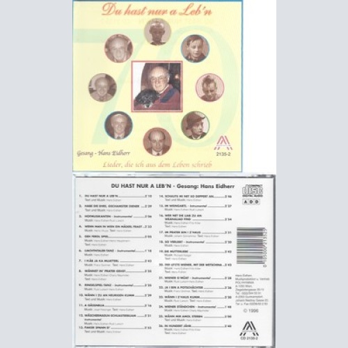 CD--HANS EIDHERR--DU HAST NUR A LEB'N