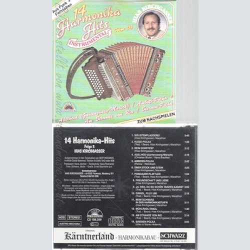 CD--HIAS KIRCHGASSER--14 HARMONIKA HITS
