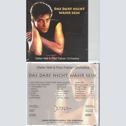 CD--DIETER NELL & PAUL FABIAN ORCHESTRA--DAS DARF NICHT WAHR SEIN