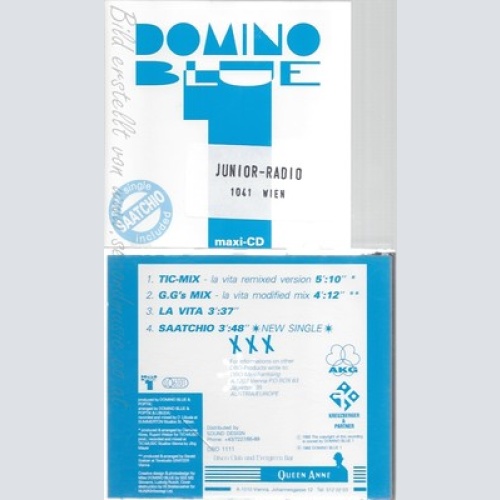 CD--DOMINO BLUE--SAATCHIO