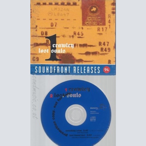 CD--SOUNDFRONT RELEASES 94--CRAWLEY--LOST SOULS--PROMO