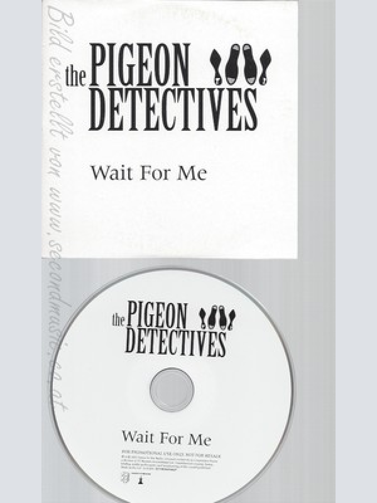 CD--THE PIGEON DETECTIVES--WAIT FOR ME--PROMO--CARDSLEEVE