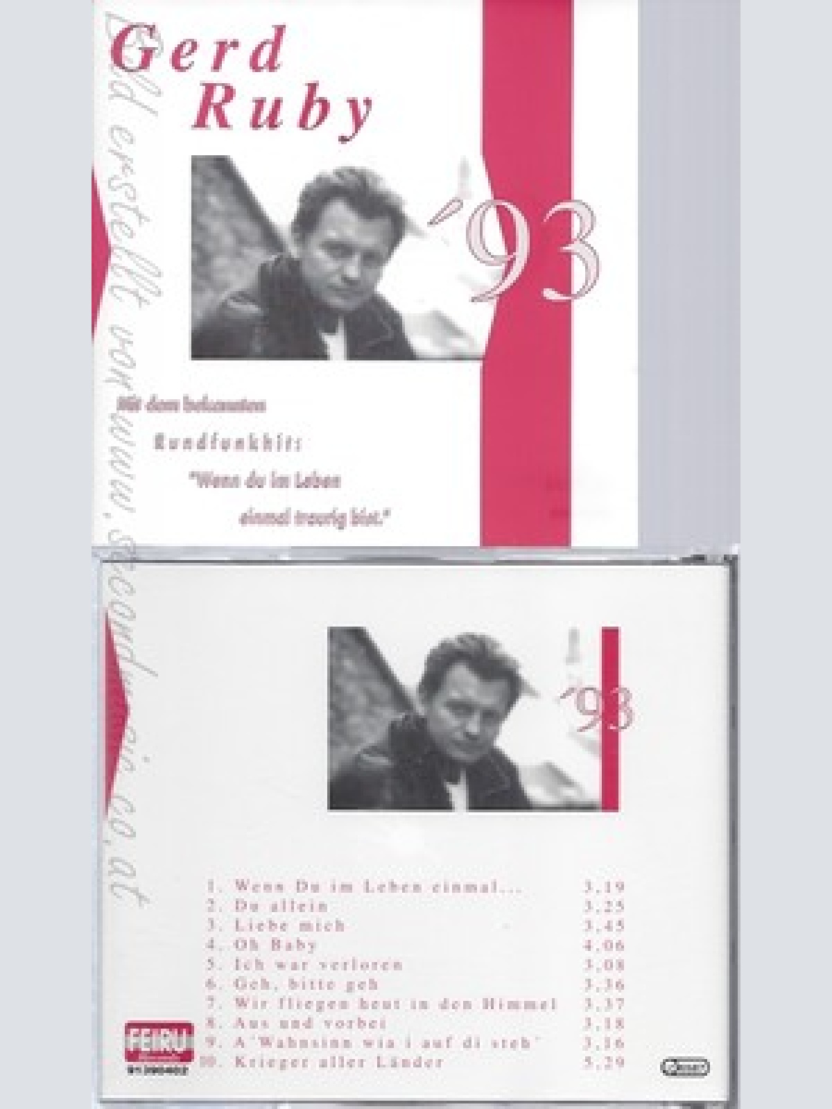 CD--GERD RUBY--WENN DU IM LEBEN EINMAL TRAURIG BIST