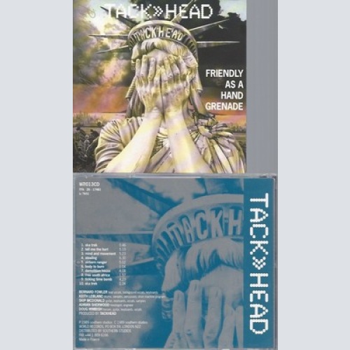 CD--TACK HEAD--FRIENDLY AS A HAND GRENADE