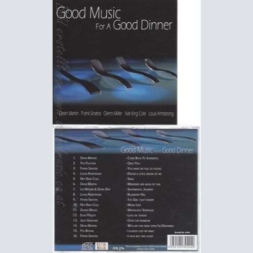 CD--VARIOUS -- -- GOOD MUSIC FOR A GOOD DINNER