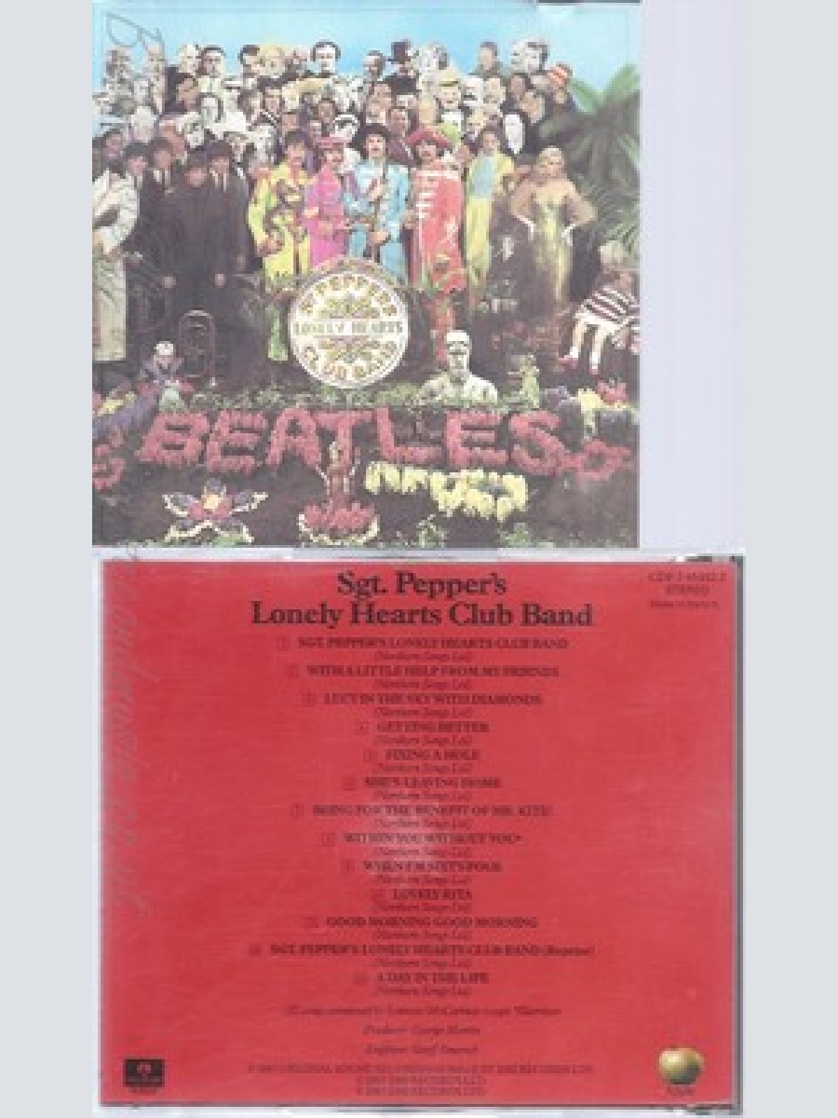 CD--THE BEATLES--SGT PEPPER'S LONELY HEARTS CLUB BAND--