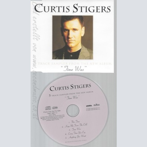 CD--CURTIS STIGERS--TIME WAS--PROMO