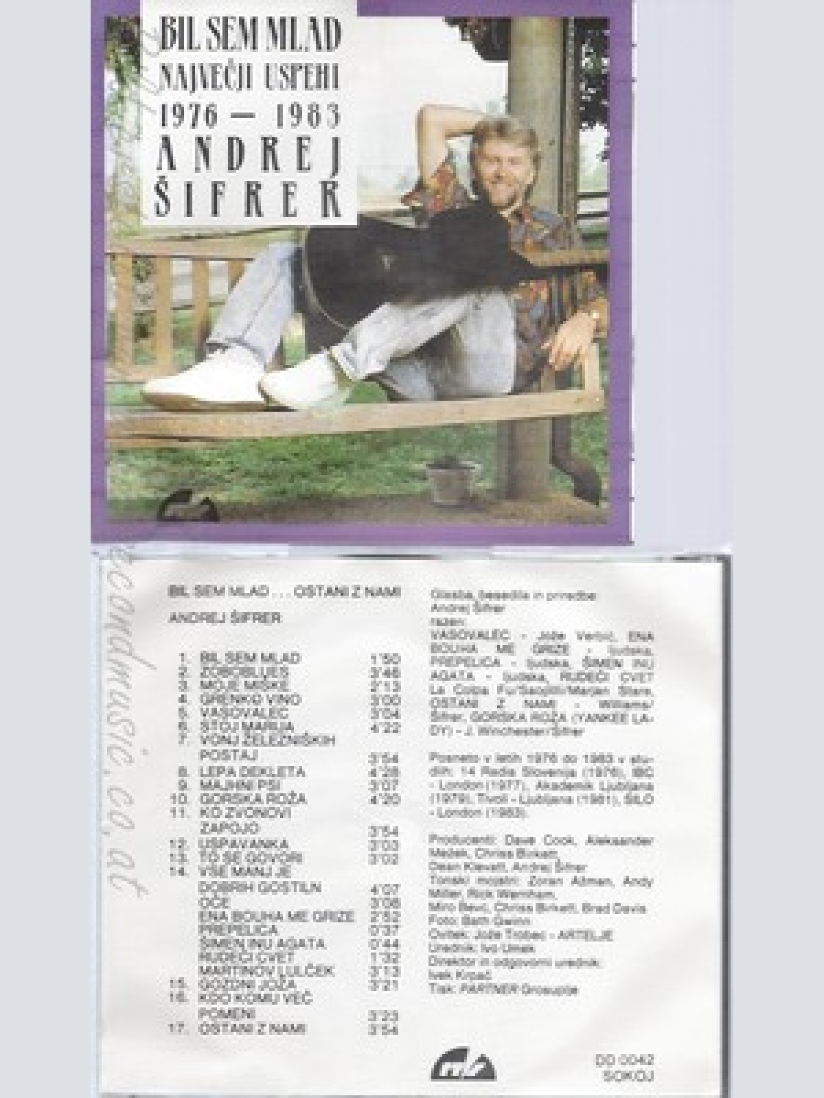 CD--ANDREJ SIFRER--BIL SEM MLAD--1976-1983