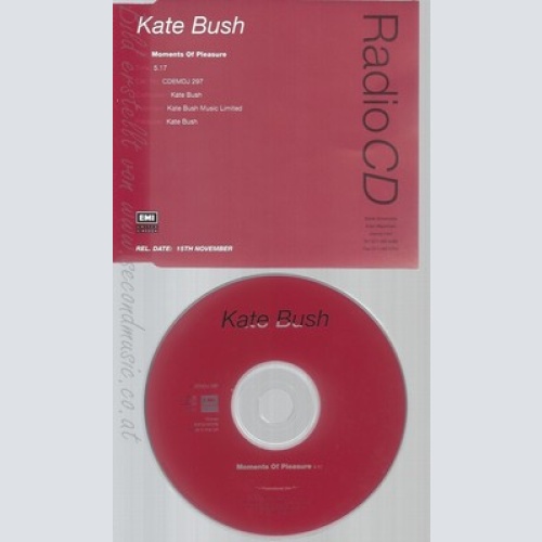 CD--KATE BUSH--MOMENTS OF PLEASURE--PROMO
