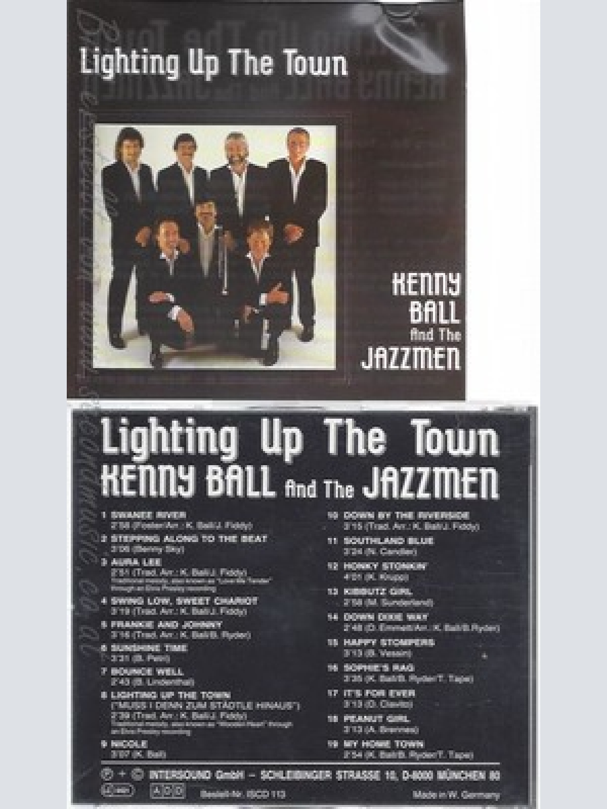 CD--KENNY BALL AND THE JAZZMEN--LIGHTING UP THE TOWN