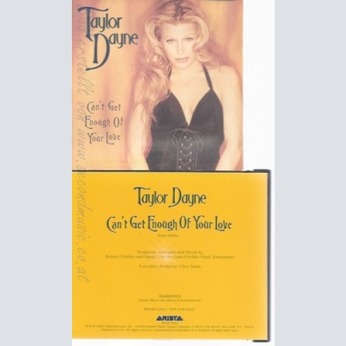 CD--TAYLOR DAYNE--CAN'T GET ENOUGH OF YOUR LOVE--