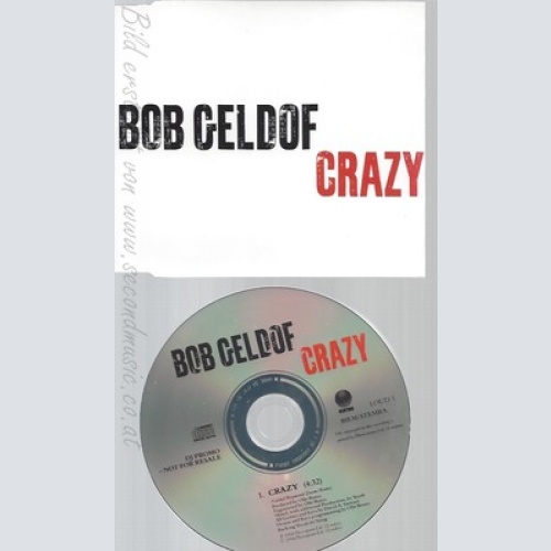 CD--BOB GELDOF--CRAZY--PROMO