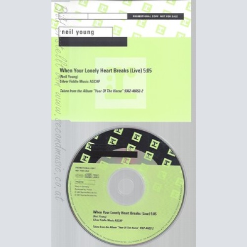 CD--NEIL YOUNG--WHEN YOUR LONELY HEART BREAKS--PROMO
