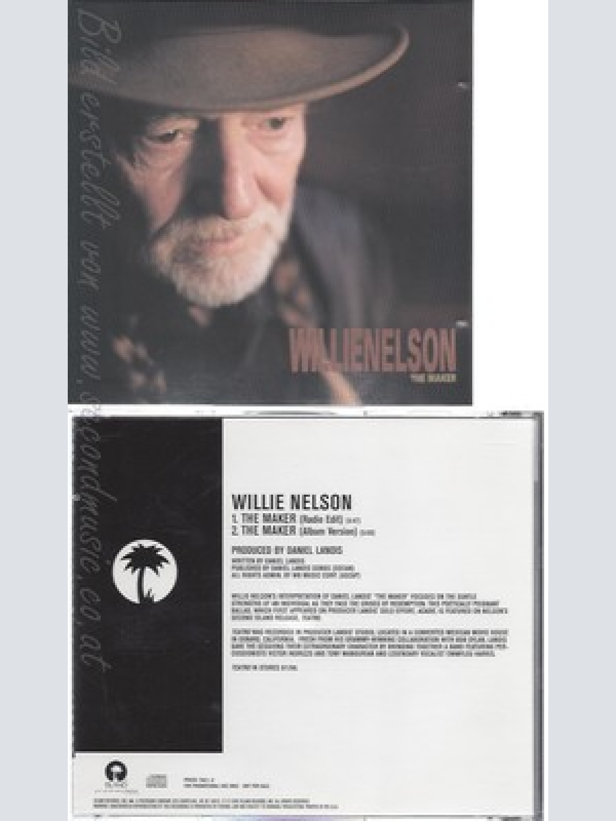 CD--WILLIE NELSON--THE MAKER--PROMO
