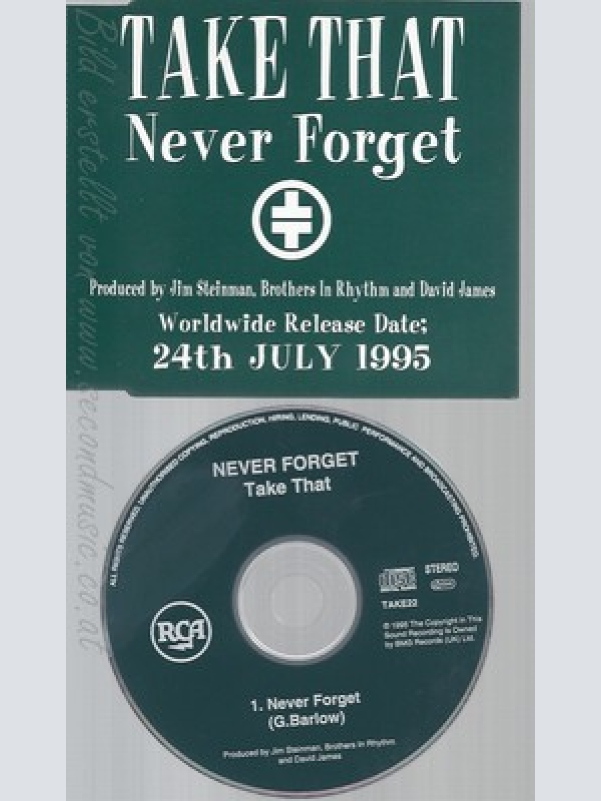 CD--TAKE THAT--NEVER FORGET