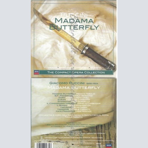 CD--TEBALDI, BERGONZI, SERAFIN UND OASCR -- --CD -- MADAMA BUTTERFLY --