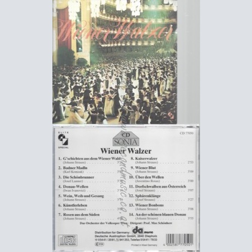 CD--OWV UND JOHANN --/+ STRAUß -- -- -- WIENER WALZER
