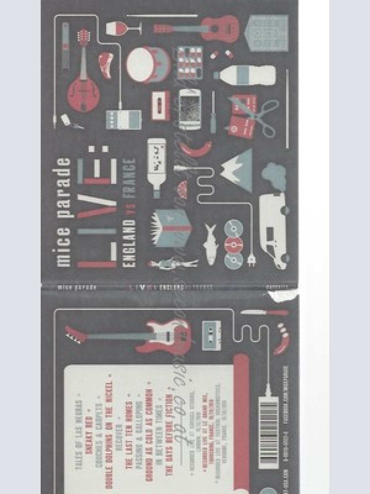 CD--MICE PARADE -- --- LIVE:ENGLAND VS.FRANCE