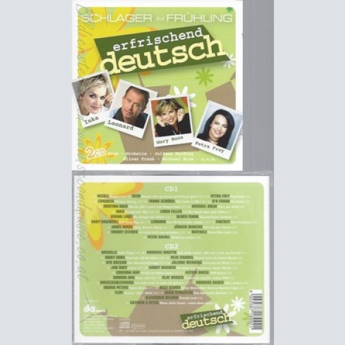 CD--VARIOUS -- --2CD -- ERFRISCHEND DEUTSCH-SCHLAGER IM FRUEHLING