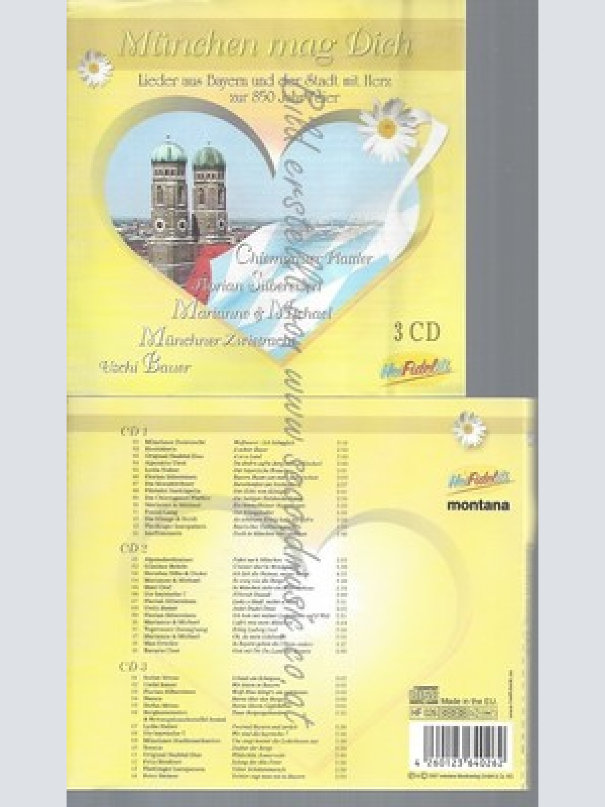 CD--VARIOUS -- --3CD SET -- MUENCHEN MAG DICH - 3 CD