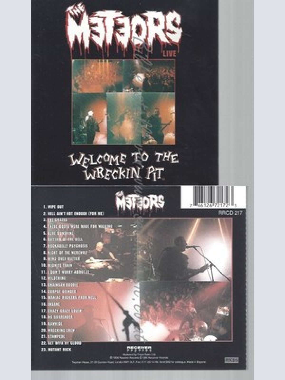 CD--THE METEORS -- -- WELCOME TO THE WRECKING PIT-LI