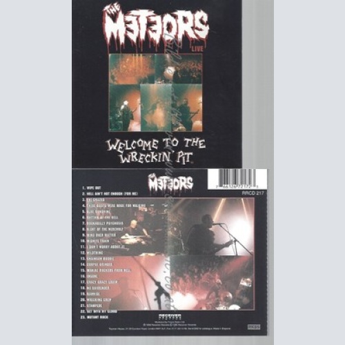 CD--THE METEORS -- -- WELCOME TO THE WRECKING PIT-LI