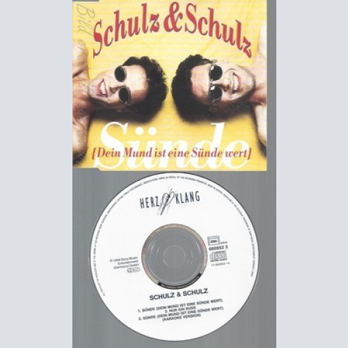 CD--SCHULZ & SCHULZ --- SUENDE