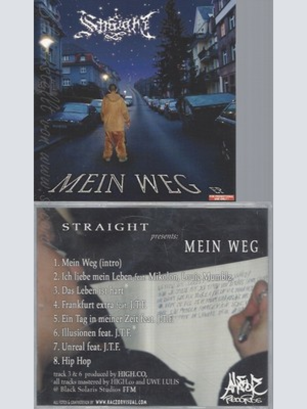 CD--STRAIGHT--MEIN WEG EP--PROMO