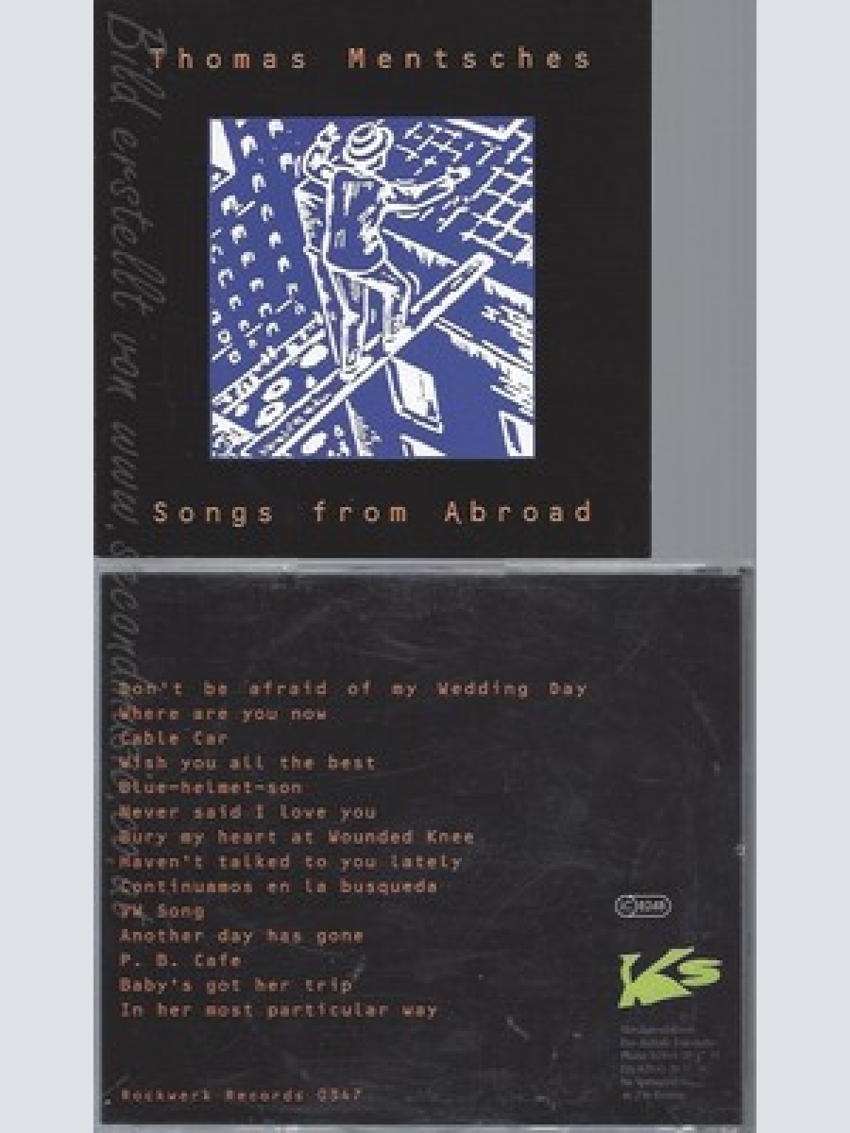 CD--THOMAS MENTSCHES--SONGD FROM ABROAD