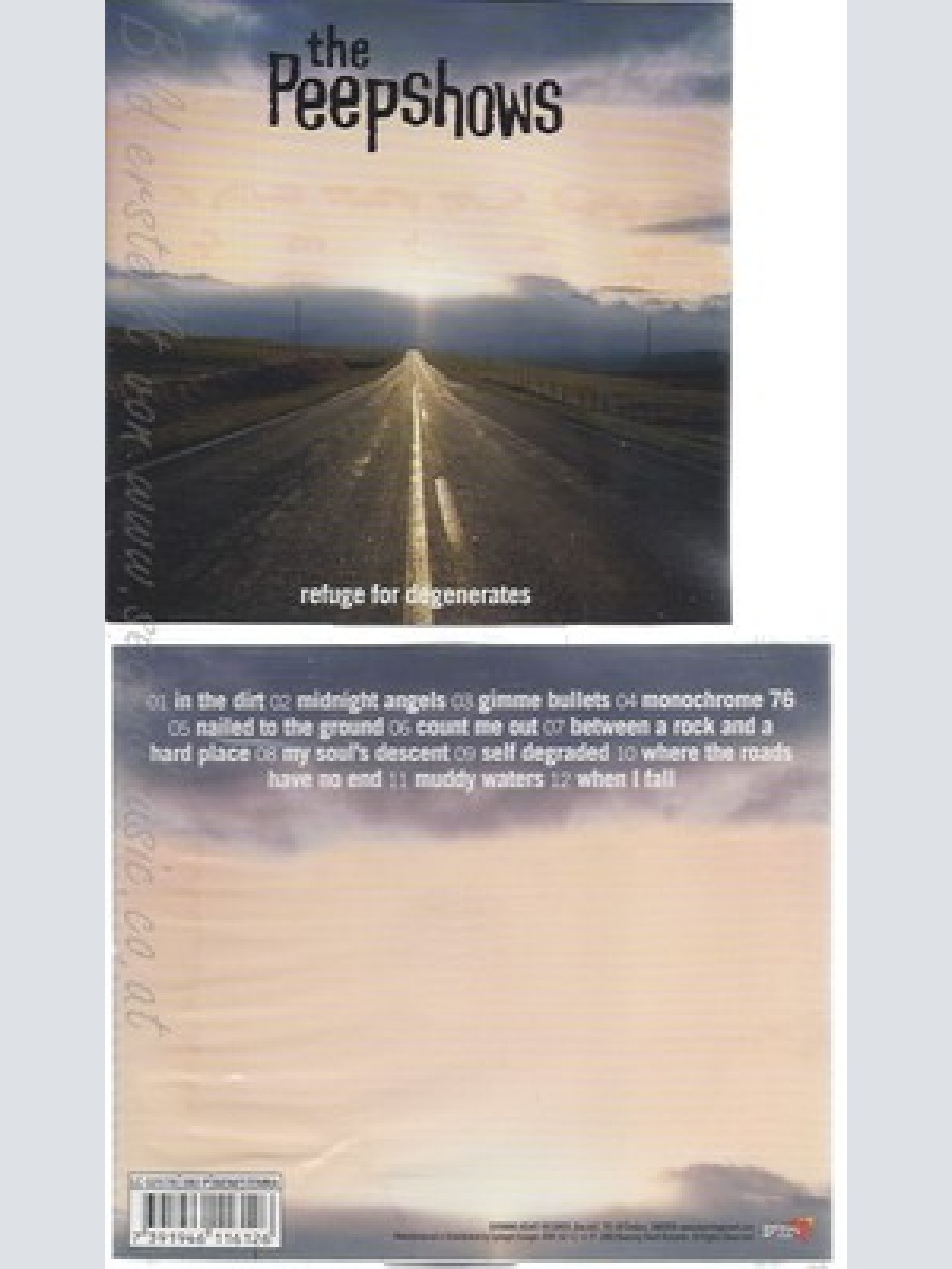CD--THE PEEPSHOWS -- -- REFUGE FOR DEGENERATES