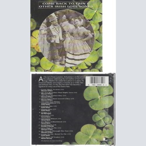 CD--VARIOUS -- -- COME BACK TO ERIN