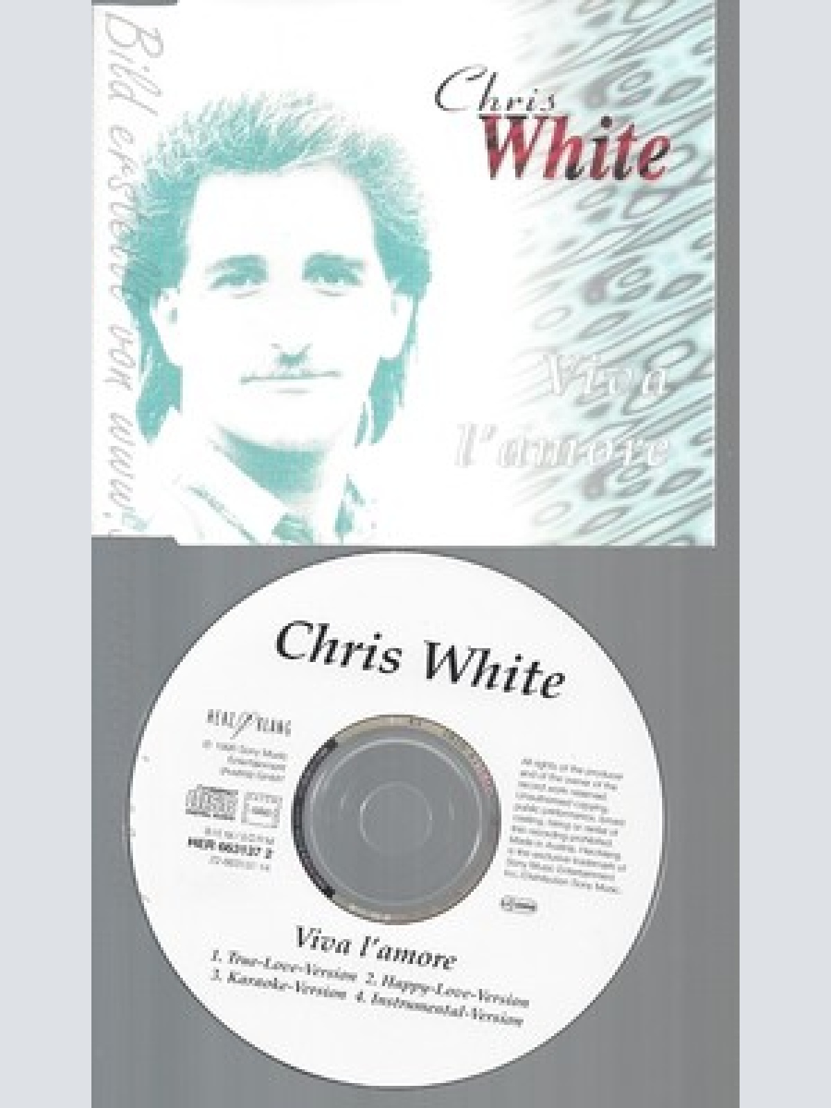 CD--CHRIS WHITE --VIVA L'AMORE--4 VERSIONS, 1996-
