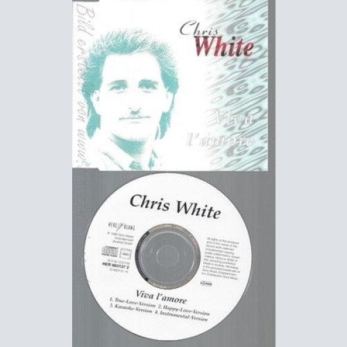 CD--CHRIS WHITE --VIVA L'AMORE--4 VERSIONS, 1996-