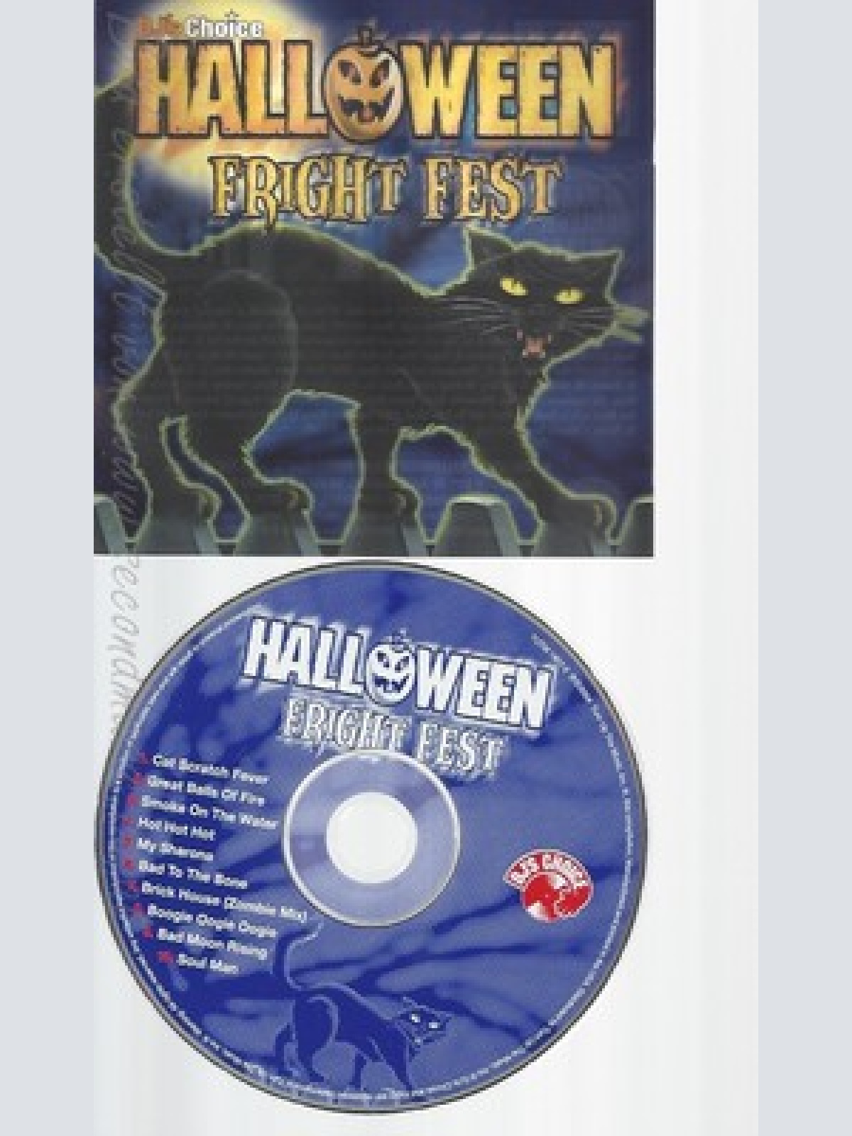 CD--VARIOUS ARTISTS -- --- DJ'S CHOICE FRIGHT FEST HALLOWEEN