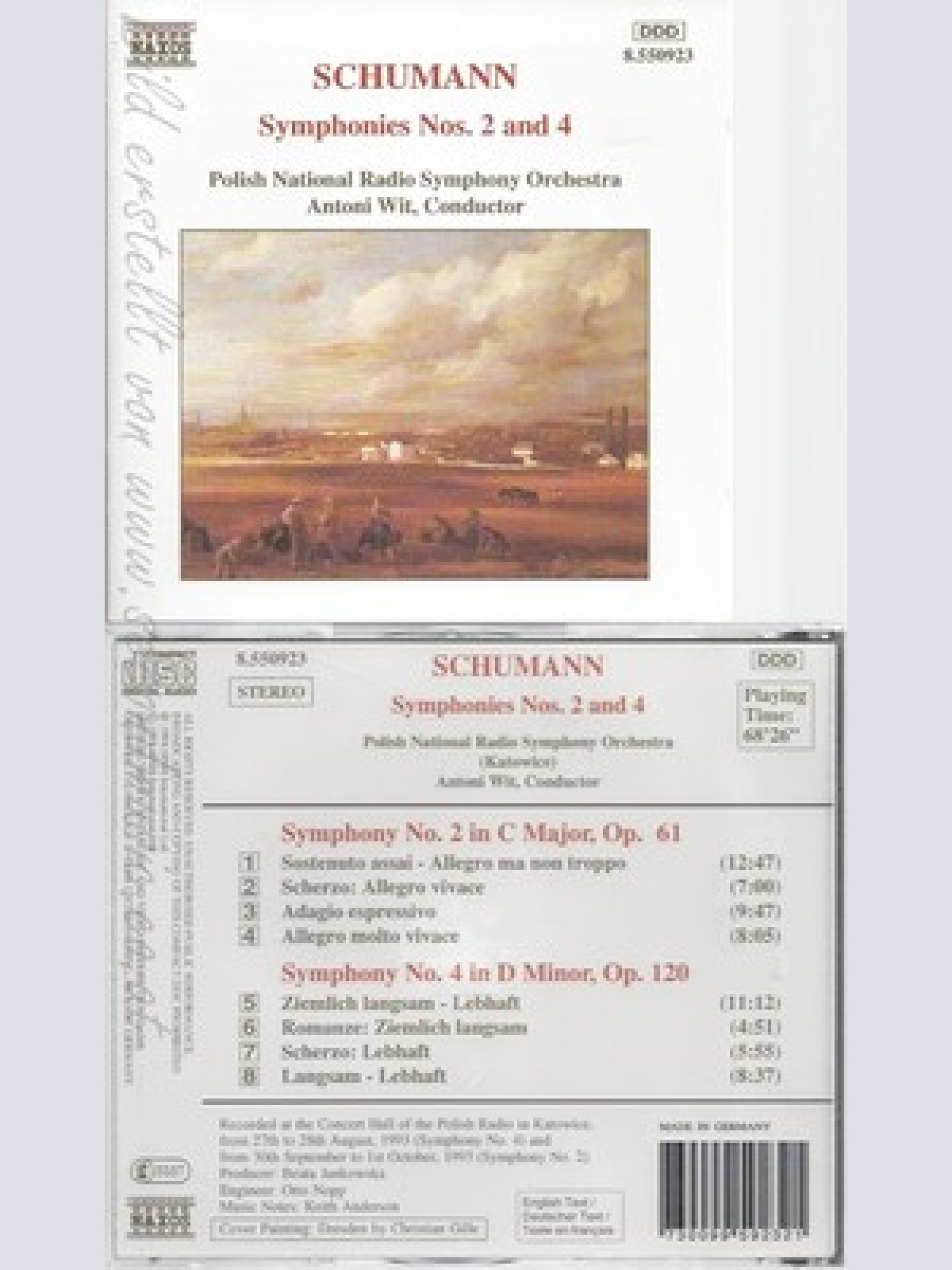 CD--WIT, POLNISCHES STAATL.RSO UND ROBERT SCHUMANN -- -- -- SCHUMANN: SINFONIEN