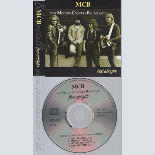 CD--MODERN COUNTRY BLUESBAND -- FEEL ALLRIGHT