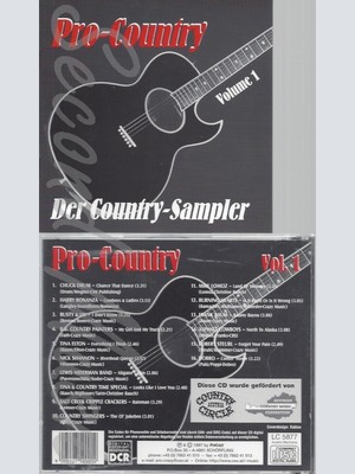 CD--DIVERSE -1998- -- PRO COUNTRY VOL. 1