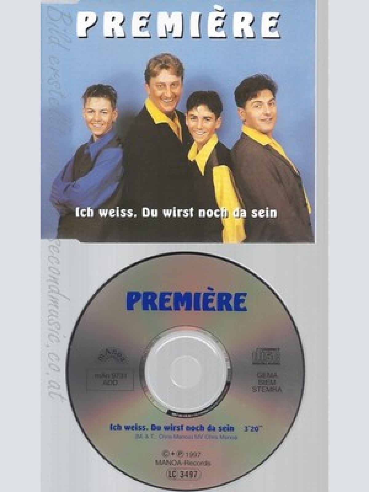 CD--PREMIERE--ICH WEISS DU WIRST NOCH DA SEIN