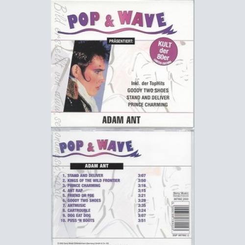 CD--ADAM & THE ANTS -- --- BEST OF POP & WAVE