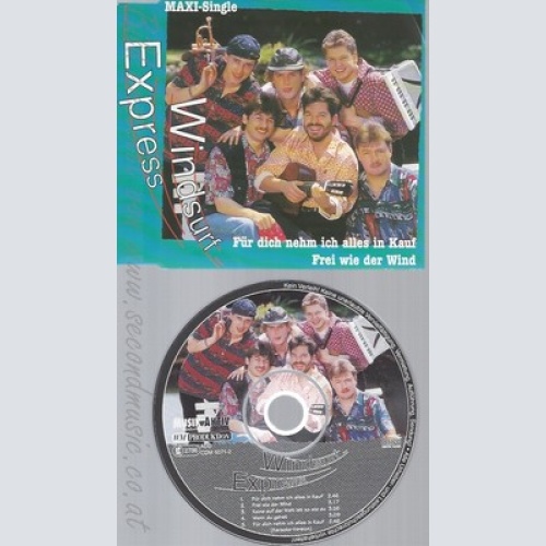 CD--FREI WIE DER WIND / WINDSURF EXPRESS -- FUER DICH NEHM ICH ALLES IN KAUF