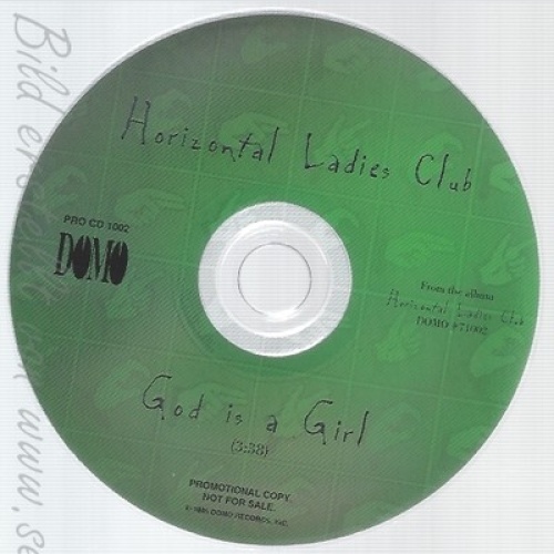 CD--HORIZONTAL LADIES CLUB--GOD IS A GIRL--PROMO--OHNE  COVER