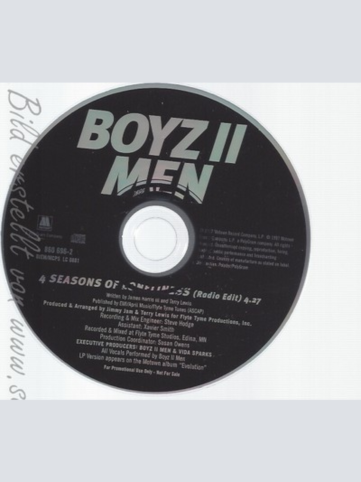 CD--BOYZ II MEN --4 SEASON OF LONELINESS--PROMO