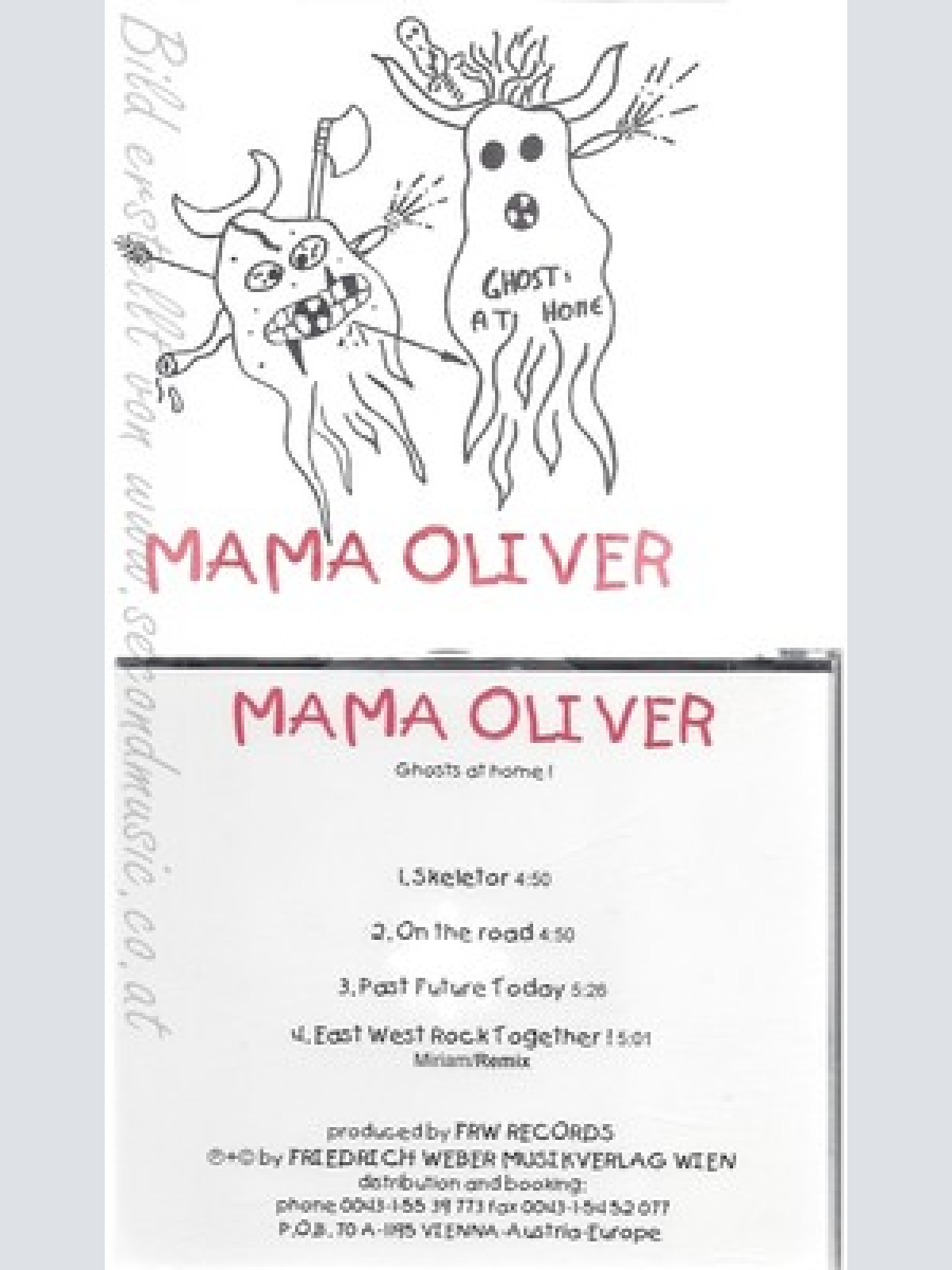 CD--MAMA OLIVER--GHOST AT HOME