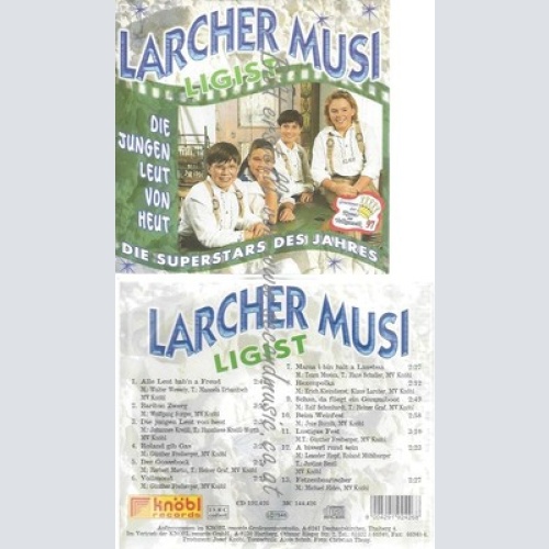 CD--LARCHER MUSI LIGIST--DIE SUPERSTARS DES JAHRES