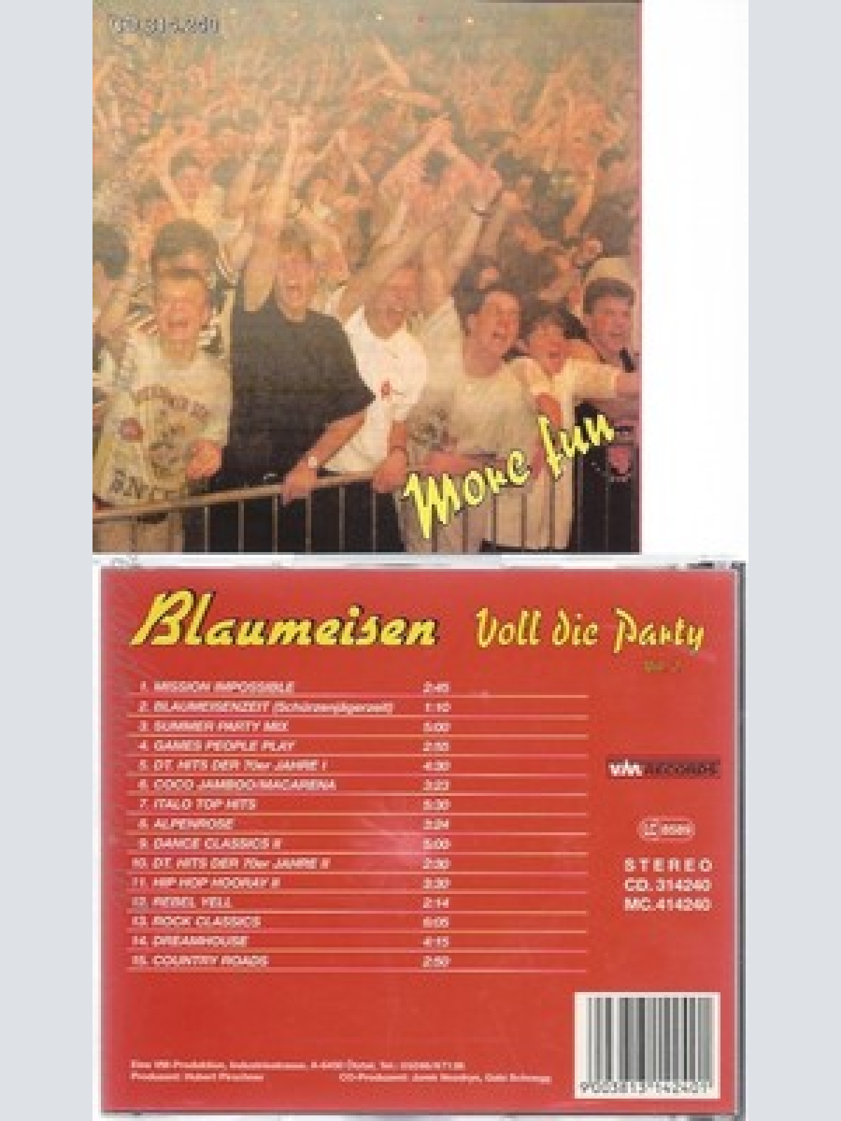 CD--BLAUMEISEN--VOLL DIE PARTY--VOL 2
