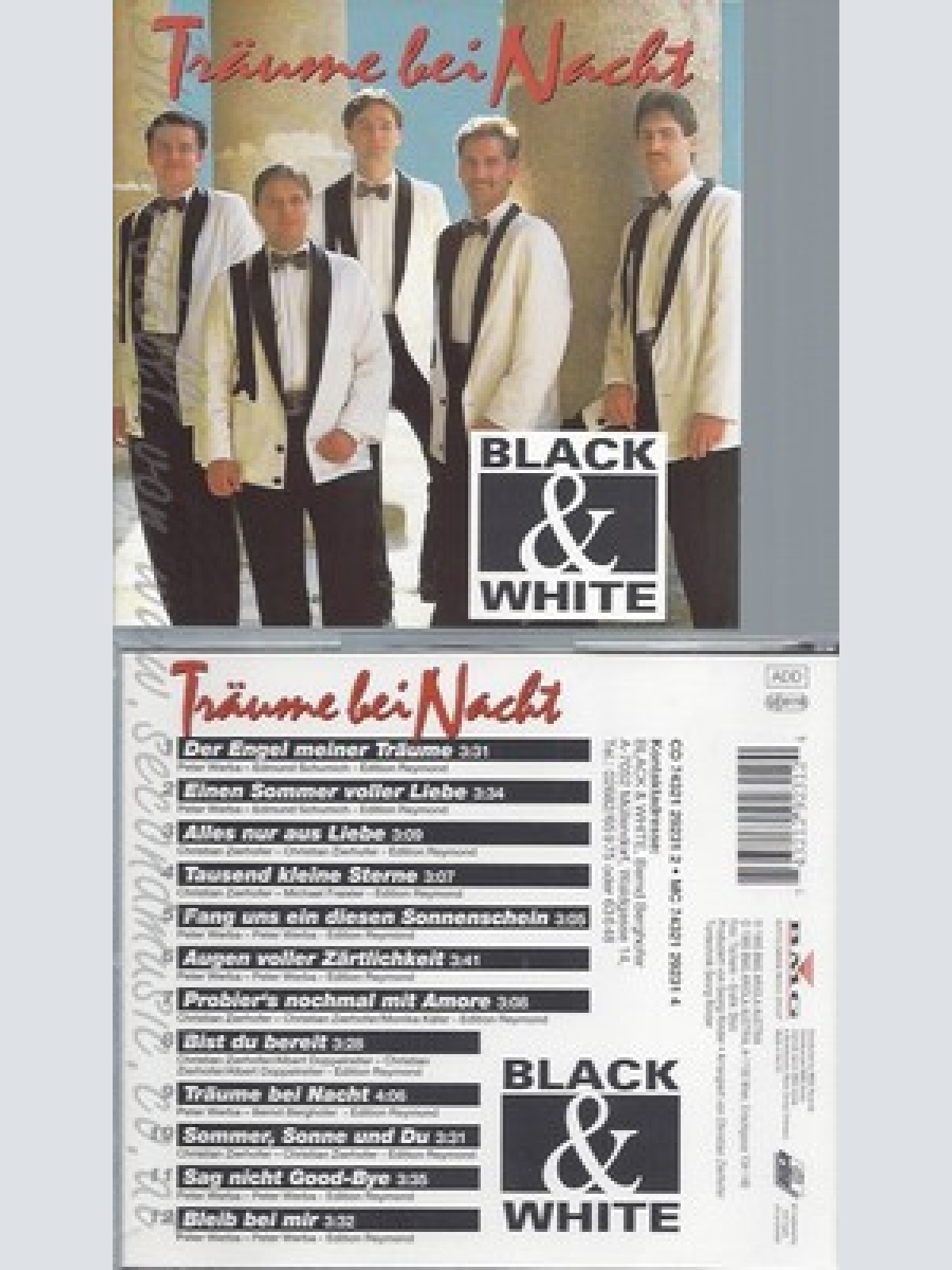 CD--BLACK UND WHITE -1995- -- TRAEUME BEI NACHT