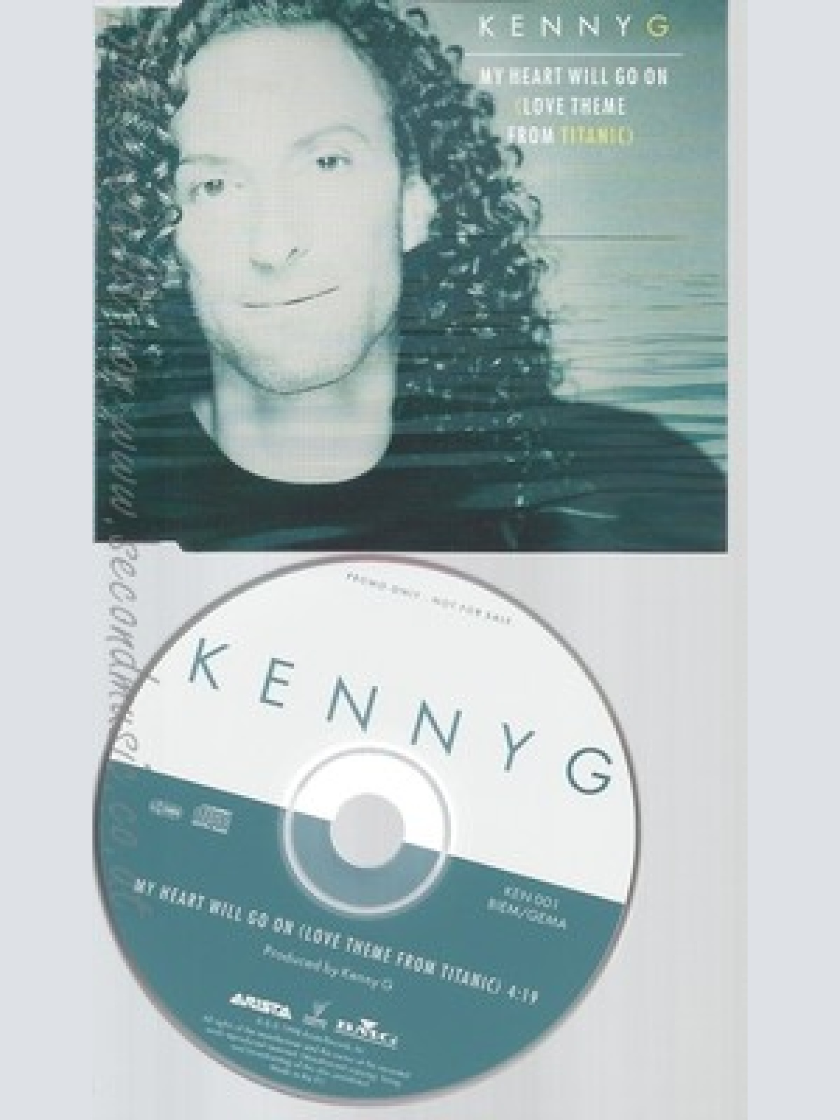 CD--KENNY G --MY HEART WILL GO ON --PROMO
