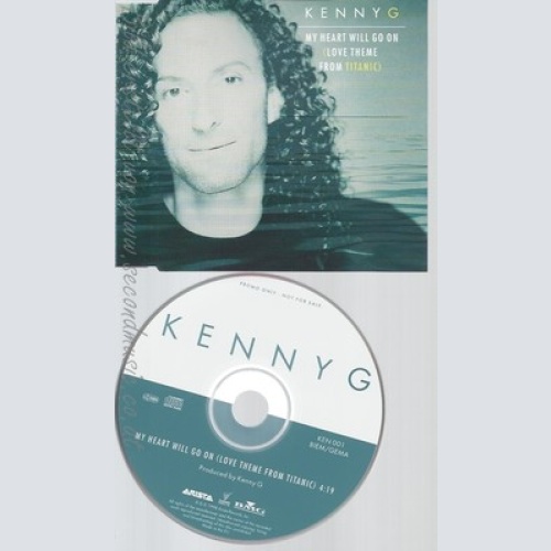 CD--KENNY G --MY HEART WILL GO ON --PROMO